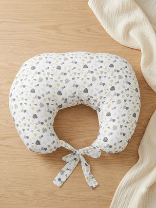 Baby Feeding Pillow - Grey & White - Kidulan