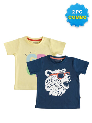 2 Pc Unisex T-Shirt Combo 9-12 Months