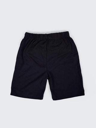 Boys Black Graphic Printed T-Shirt & Shorts Co-ord Set - Kidulan