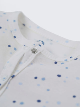 Unisex Baby Jumpsuit Dot Printed - Kidulan