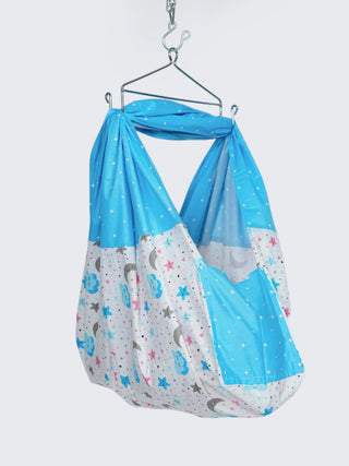 TSG Mix & Match Cotton Baby Thottil/Jhula/Cradle - Moon Star Cloud - Kidulan