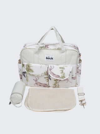 Woodland Deer Baby Diaper Bag & Changing Mat Set - Kidulan