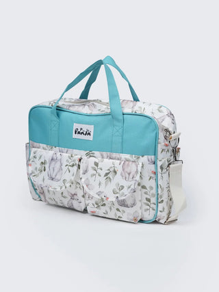 Blue Bunny Baby Diaper Bag & Changing Mat Set - Kidulan