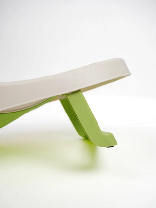 Foldable Anti - Slip Baby Bath Tub with Stand – Green & Cream - Kidulan