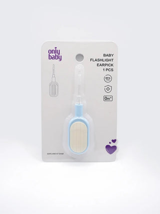 LED Flashlight Ear Pick – Blue | BPA Free Baby Ear Cleaner - Kidulan