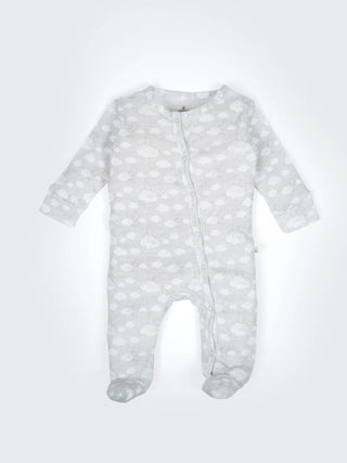 Dumbo Cloud Footed Full Sleeve Sleepsuit for Newborn Babies - Kidulan