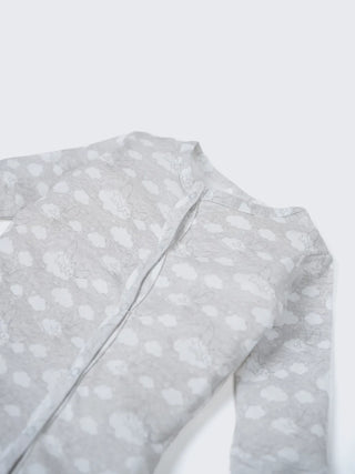 Dumbo Cloud Footed Full Sleeve Sleepsuit for Newborn Babies - Kidulan