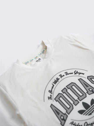 Boys White Graphic Printed T-Shirt & Shorts Co-ord Set - Kidulan