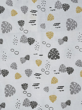 Twill Print Baby Hanging Cradle/Thottil/Jhula - Leaf - Kidulan