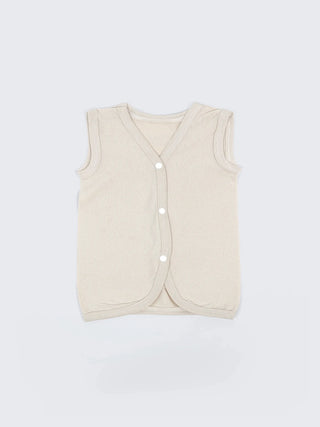 Baby Sleeveless Jabla 2 Piece Combo - Pink & Cream - Kidulan
