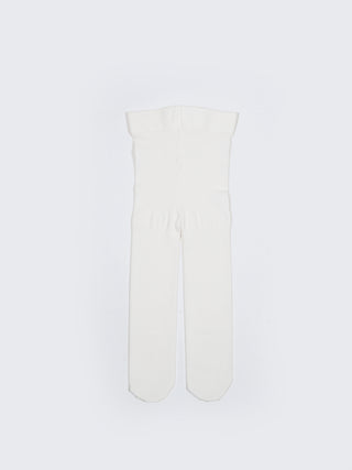 Baby Footed Tights Soft Stretch-White - Kidulan