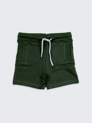 Boys Everyday Pull - On Shorts – Forest Green - Kidulan
