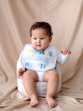 2 Pc Baby Romper Set with 3 Pc Waterproof PEVA Bib Combo - Kidulan