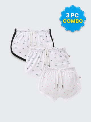 3 Pc Shorts Combo 0-3 Month