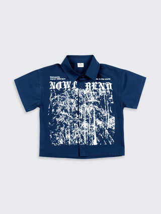Boys Graphic Collared Shirt – NOW TREND Print - Kidulan