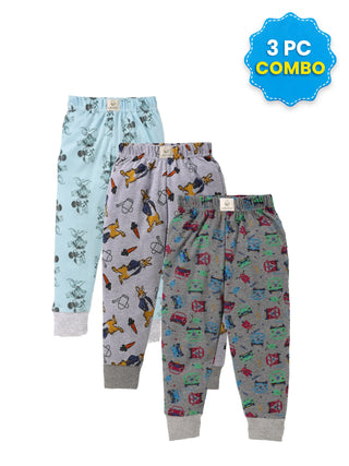 3 Pc Pajama Pants Combo 9-12 Months