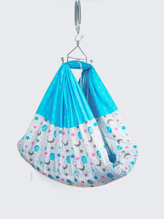Royale Removable Bed Cradle Combo - Moon, Star & Cloud - Kidulan