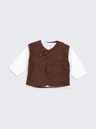 Boys Classic Kurta Style Shirt Set - Kidulan