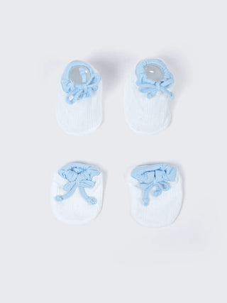 Baby Booties & Mittens 3 Pair Combo Set - Kidulan