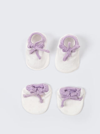Baby Booties & Mittens Combo Set – 3 Pairs - Kidulan