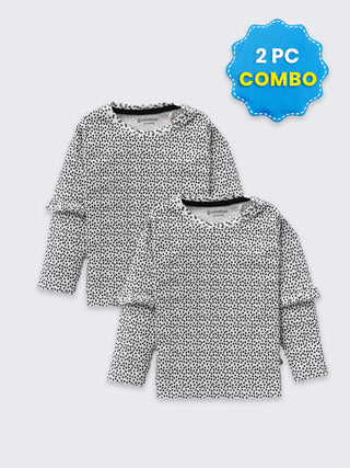 2 Pc Baby Girls Top Combo 3-6 Months