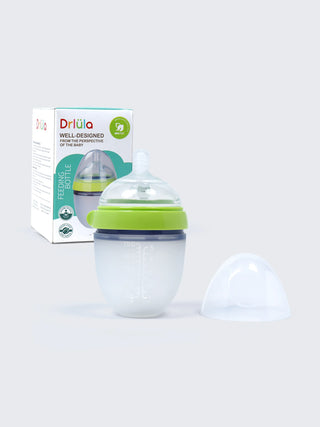 Anti - Colic Infant Milk Bottle with Soft Silicone Nipple - BPA Free Baby Feeding Bottle - Kidulan