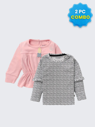 2 Pc Girls Top Combo 9-12 Months