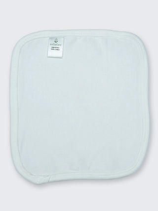 Newborn Gift Set with Cap, Mittens, Bib & Burp Cloth – White - Kidulan