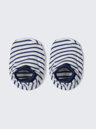 Striped Newborn Booties & Mittens Set (2 Pairs) - Kidulan