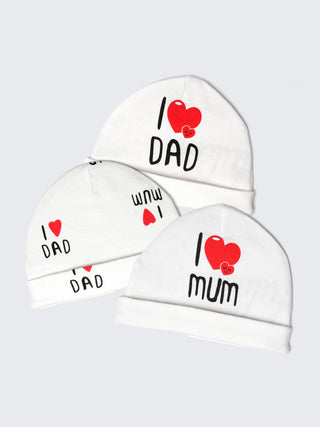 Newborn baby caps – Pack of 3 - Kidulan