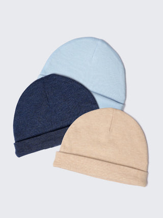 Newborn baby caps – Pack of 3 - Kidulan
