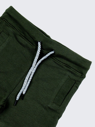 Boys Everyday Pull - On Shorts – Forest Green - Kidulan