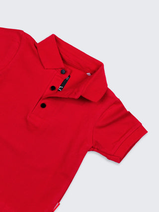 Smart Snap Polo Tees for Baby Boys - Kidulan