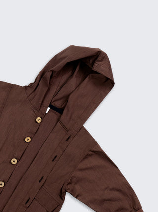 Boys Hooded Button Shirt – Classic Style - Kidulan