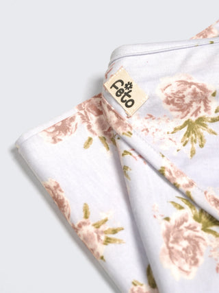 Floral Print Hooded Baby Towel - Kidulan