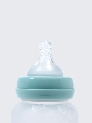 3 in 1 BPA Free Silicone Baby Feeding Bottle - Blue - Kidulan