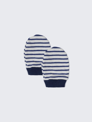 Striped Newborn Booties & Mittens Set (2 Pairs) - Kidulan