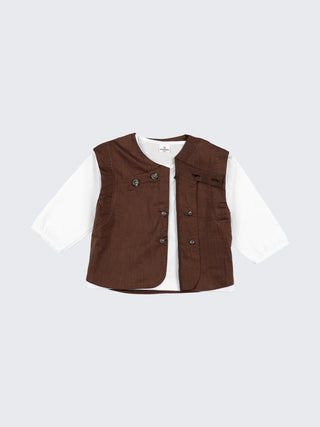 Boys Classic Kurta Style Shirt Set - Kidulan
