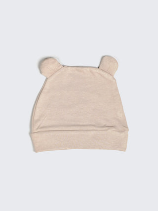 Baby Bear Face 3 - Piece Clothing Set - Bodysuit, Pant & Cap - Kidulan