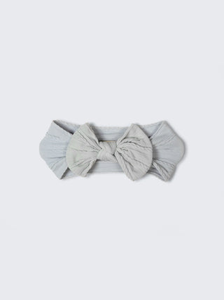 Soft Bow Baby Headband (2 - Color Set – Beige & Grey) - Kidulan