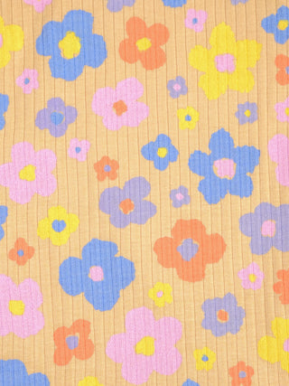 Rainbow & Floral Print Unisex Full Sleeve Baby Sleepsuit – (Pack of 2) - Kidulan