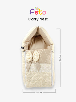 Golden Glow Carry Nest For Newborn Babies - Kidulan