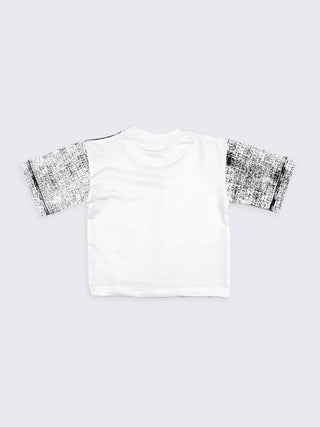 All - Over Denim Print T-Shirt - Kidulan