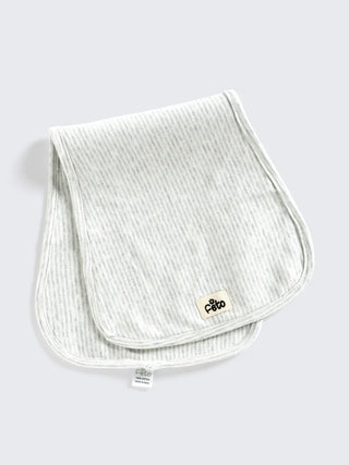 Soft & Absorbent Burp Cloth – Grey Stripes Newborn Essential - Kidulan