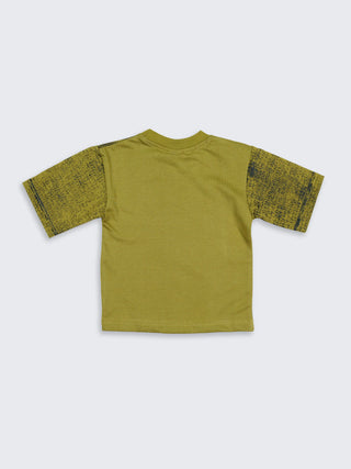 All - Over Denim Print T-Shirt - Kidulan