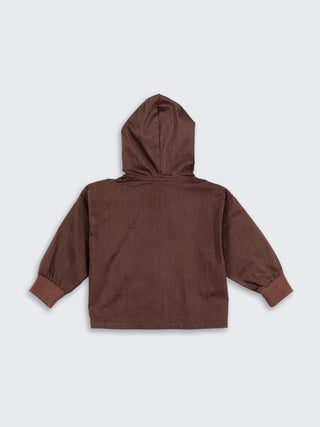 Boys Hooded Button Shirt – Classic Style - Kidulan
