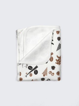 Forest Print Baby Diaper Changing Mat – Soft & Waterproof - Kidulan