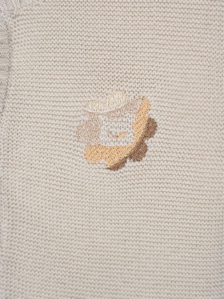 Baby Organic Cotton Knit Cardigan – Cream - Kidulan