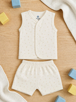 Baby Sleeveless Jabla & Shorts Set - Kidulan