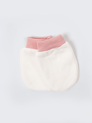 Newborn Cap, Mittens & Booties Set – Pink Checker - Kidulan